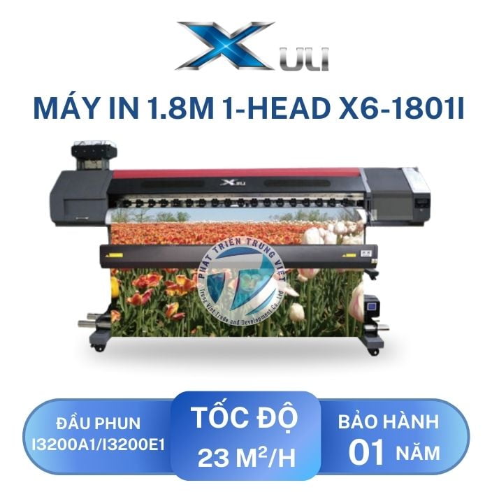 Máy In Decal 1.8M 1-Head X6-1801I